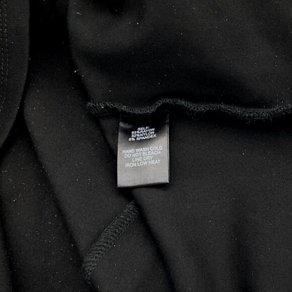 Lulus Cocktail Hour Black Sleeveless Pleated Tulip Hem Mini Dress M - Picture 7 of 8